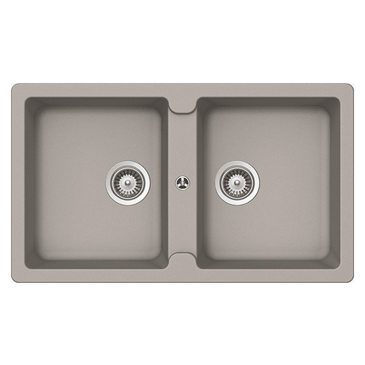 TYPOS N200 CONCRETE DOUBLE BOWL SINK