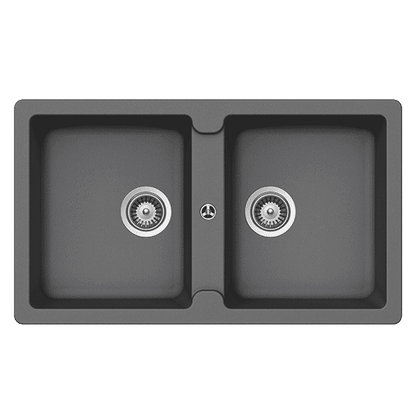 TYPOS N200 CROMA DOUBLE BOWL SINK