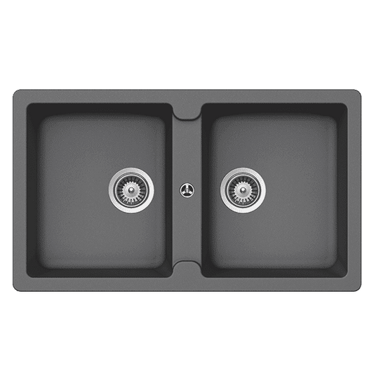 TYPOS N200 CROMA DOUBLE BOWL SINK