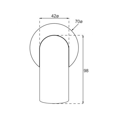 O.Novo Shower Mixer Trim