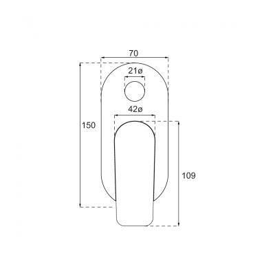 O.Novo Style Diverter Mixer Trim