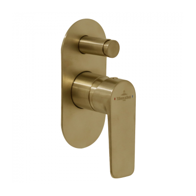 O.Novo Style Diverter Mixer Trim Brushed Gold