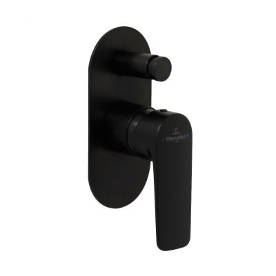 O.Novo Style Diverter Mixer Trim Matte Black