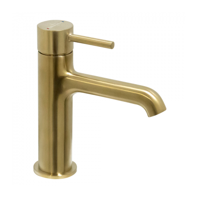 Vita Basin Mixer Brushed Gold