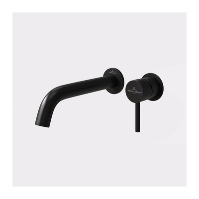 Vita 25 Wall Mounted Basin Trim Matte Black