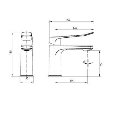 O.Novo Style ViCare Basin Mixer