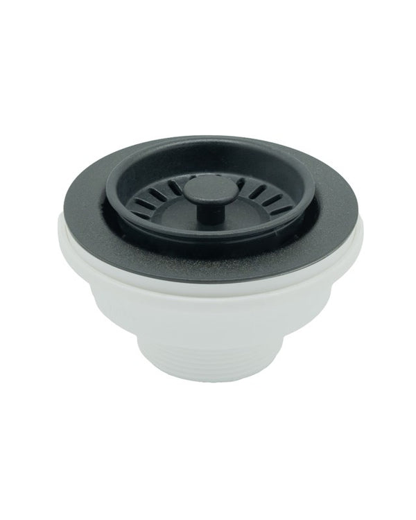 Granite Black Kitchen Sink Waste No Overflow