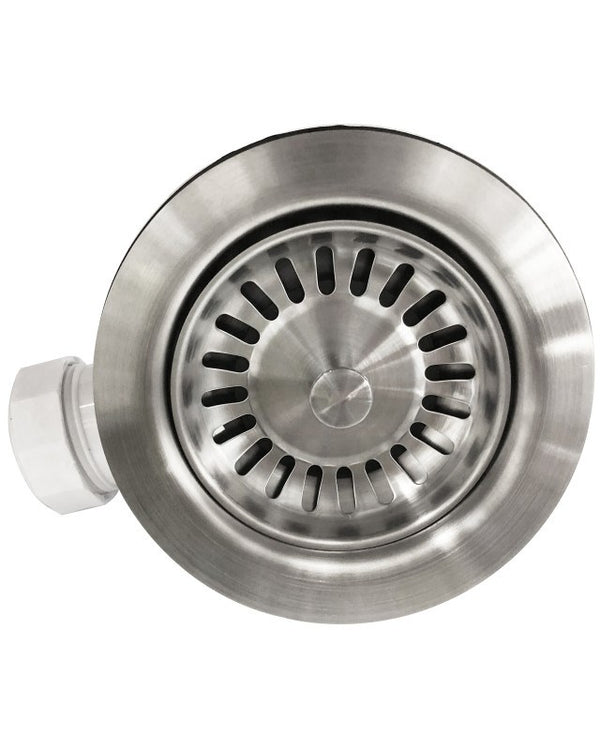 Chrome Kitchen Sink Waste Overflow