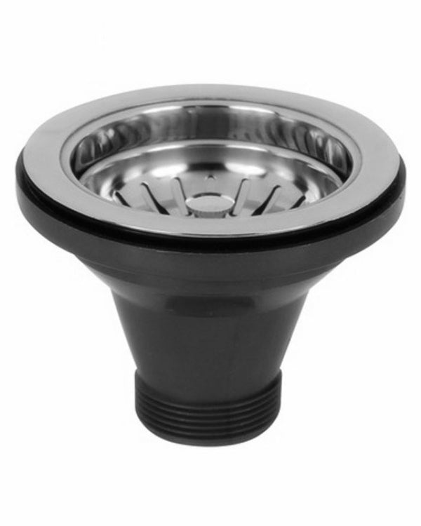 Chrome Kitchen Sink Waste No Overflow