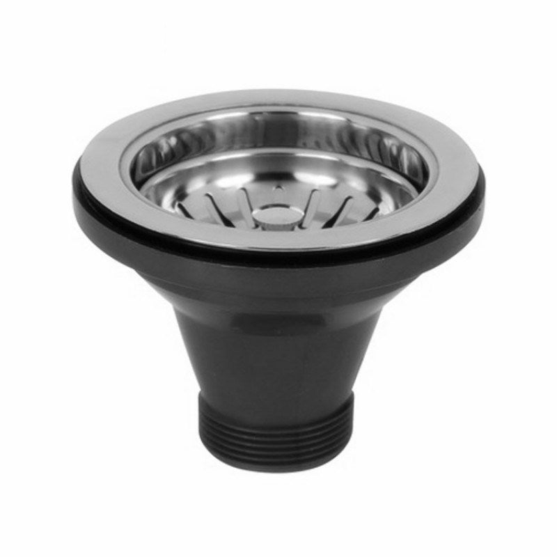 Chrome Kitchen Sink Waste No Overflow