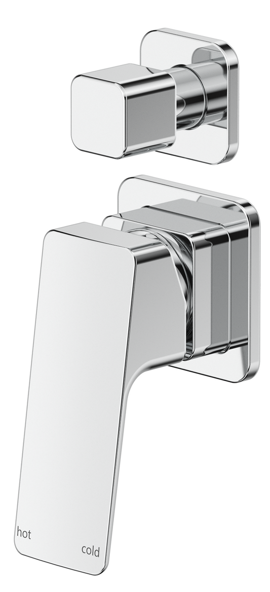 Tiago Shower Mixer Diverter - 2P - TRIM KIT ONLY Chrome