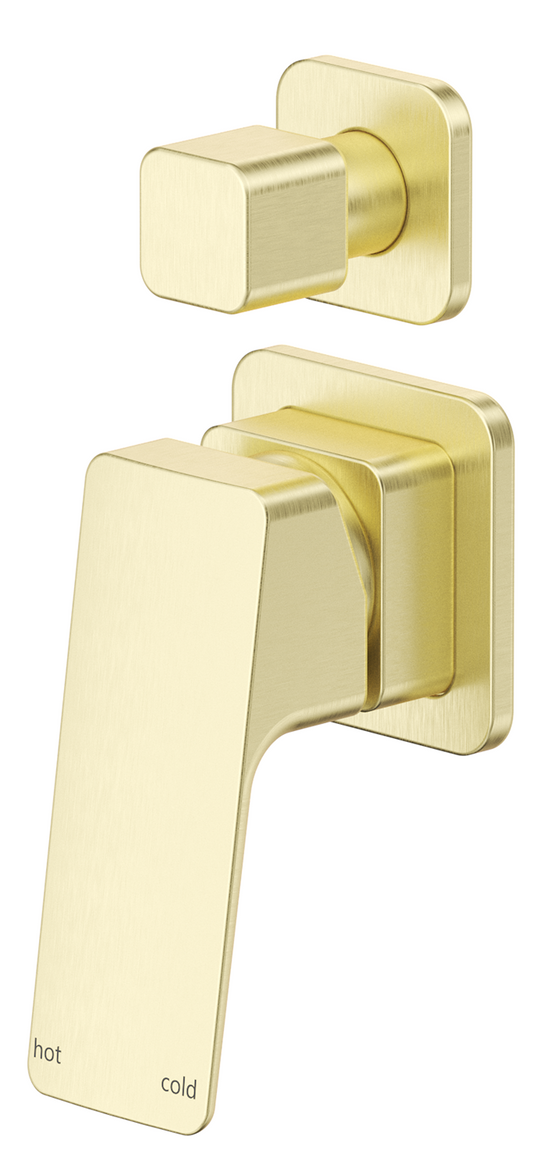 Tiago Shower Mixer Diverter - 2P - TRIM KIT ONLY French Gold