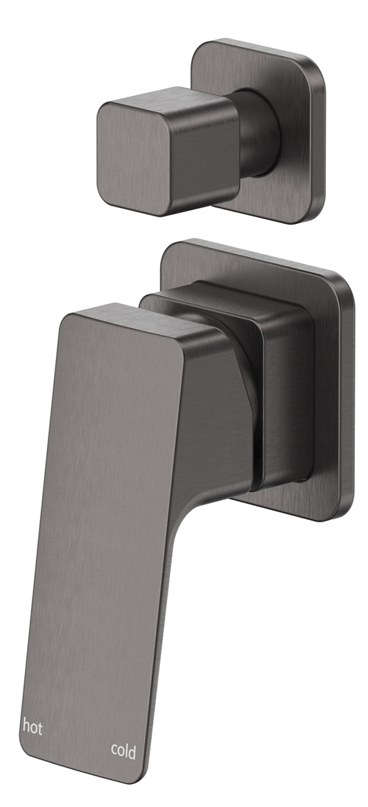 Tiago Shower Mixer Diverter - 2P - TRIM KIT ONLY Gunmetal