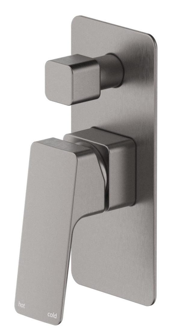 Tiago Shower Mixer Diverter - TRIM KIT ONLY Gunmetal