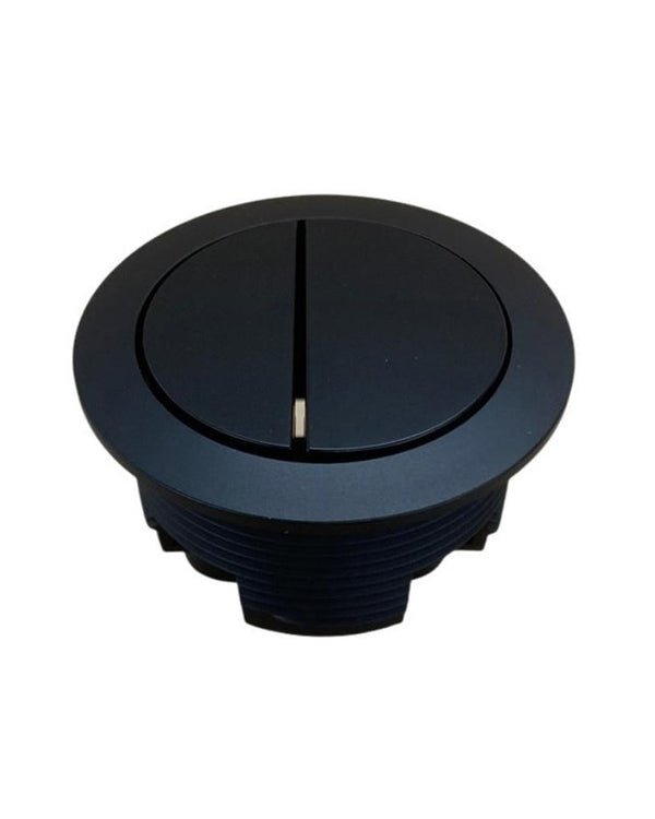 Round Matte Black Cistern Dual Flush Button(for Two-piece Toilet)