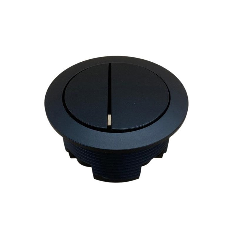 Round Matte Black Cistern Dual Flush Button(for Two-piece Toilet)