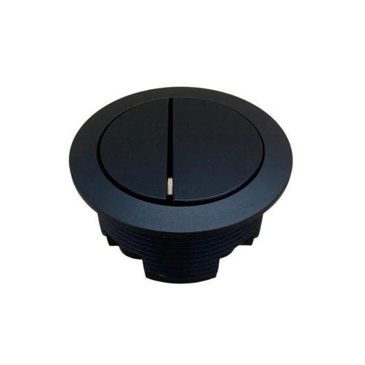 Round Matte Black Cistern Dual Flush Button(for Two-piece Toilet)