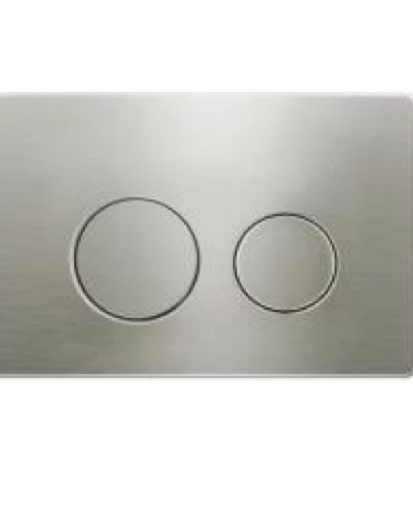 R & T Brushed Nickel ABS Push Plate(Round Button)