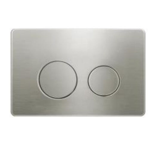 R & T Brushed Nickel ABS Push Plate(Round Button)