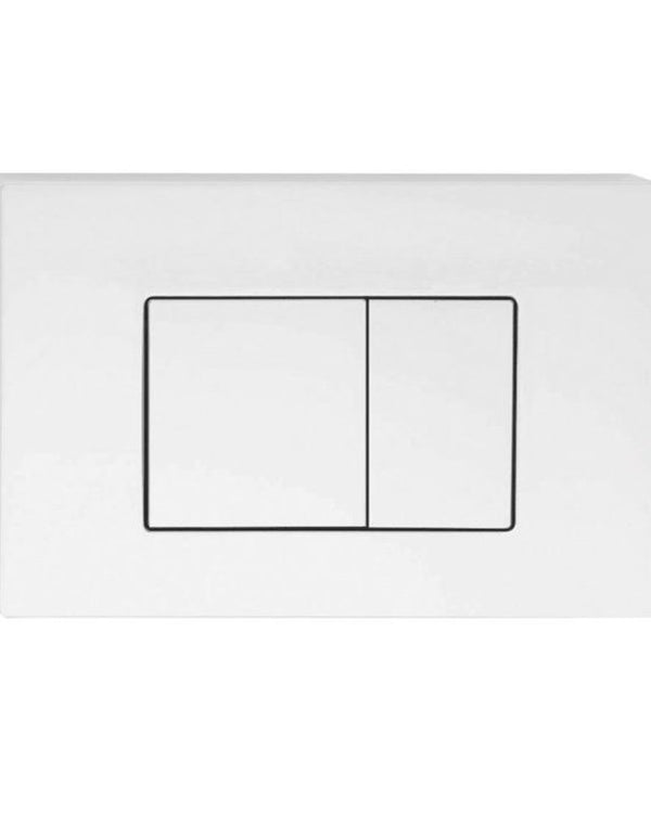 R & T White ABS Push Plate(Square Button)