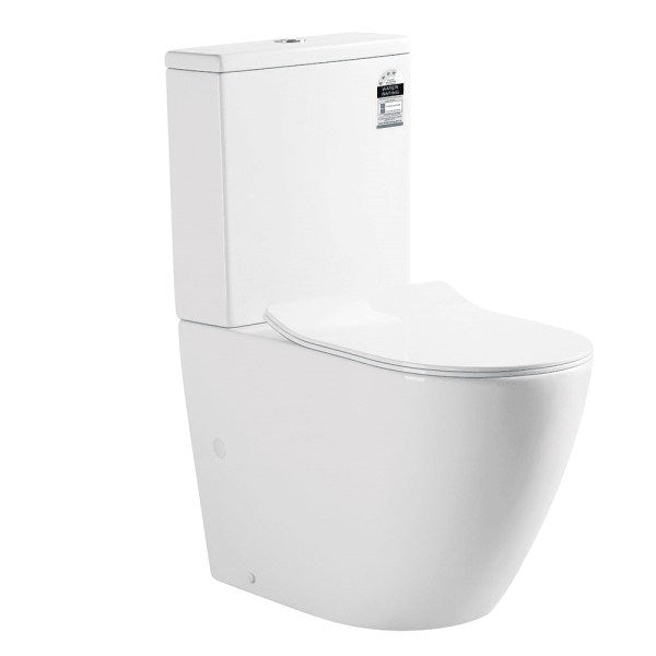 NORTON 665*360*845mm Gloss White Quiet Flushing Back to Wall Two-piece Toilet Suite