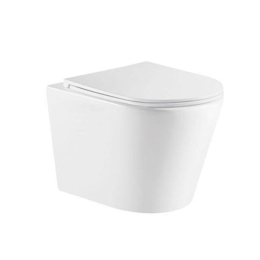 ZARA66 515*355*365mm Gloss White Rimless Flushing Wall Hung Pan