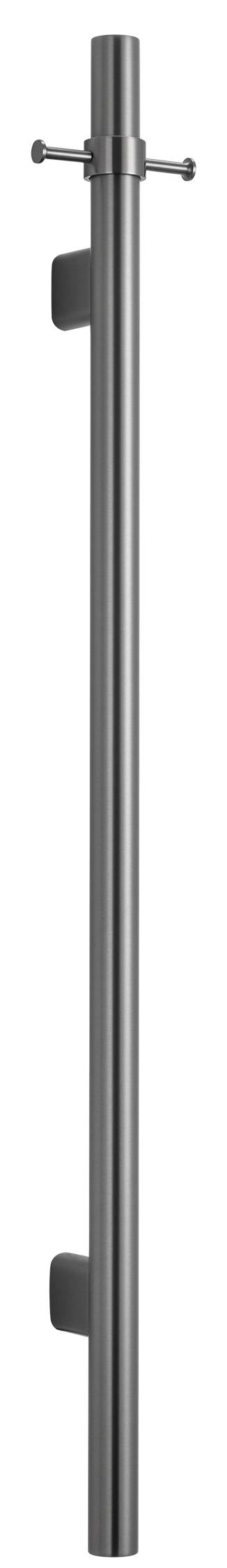 Mica Vertical Heated Towel Rail Gunmetal