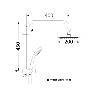 Embrace 300 Combination Shower