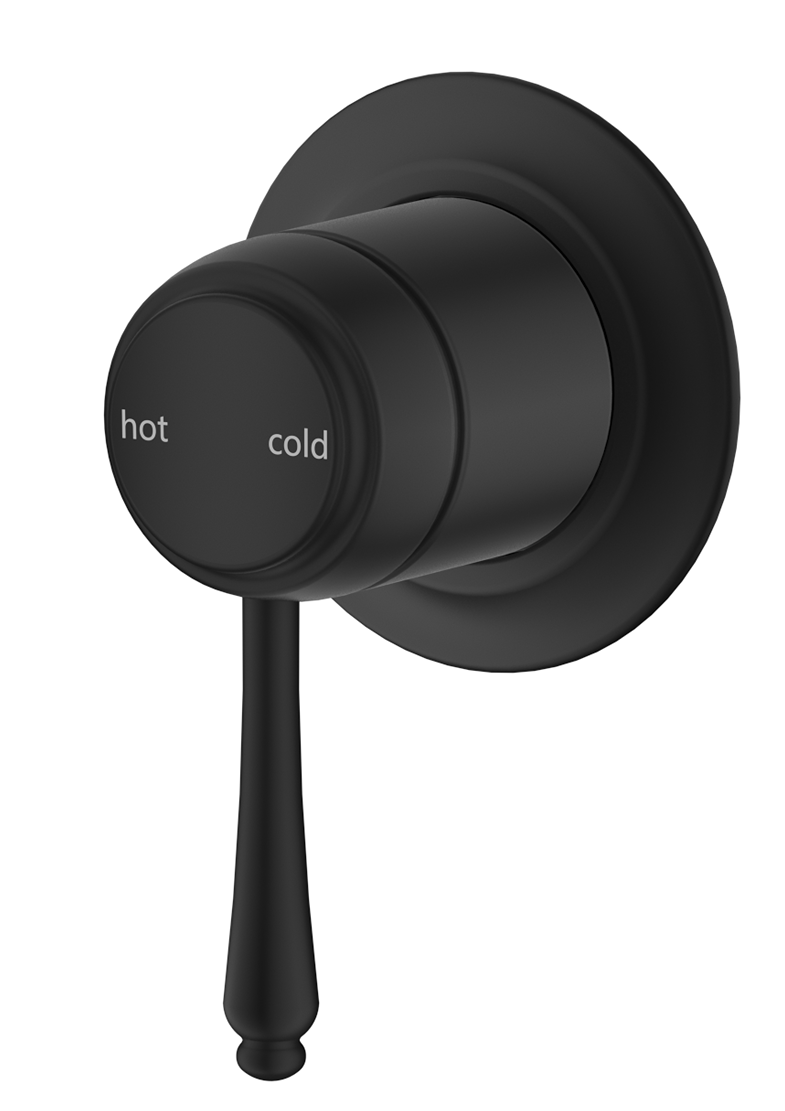 Mica Heritage Shower Mixer - TRIM KIT ONLY Black