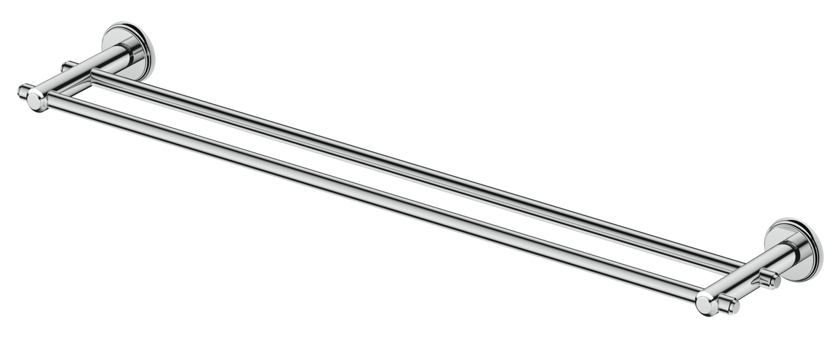 Mica Heritage Double Towel Rail Chrome
