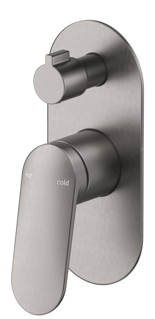 Lantra Shower Mixer Diverter - 1P - TRIM KIT ONLY Gunmetal