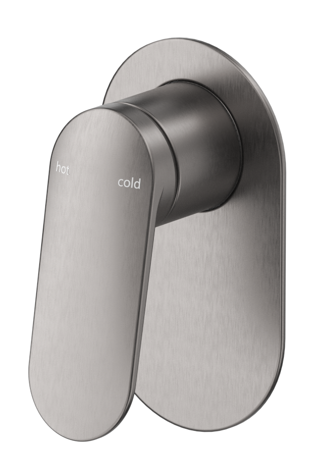 Lantra Shower Mixer - Oval Plate - TRIM KIT ONLY Gunmetal