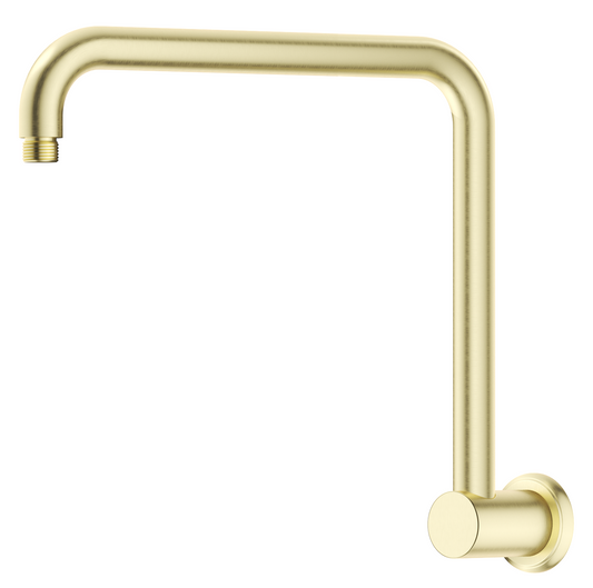 Mica Heritage Gooseneck Shower Arm French Gold