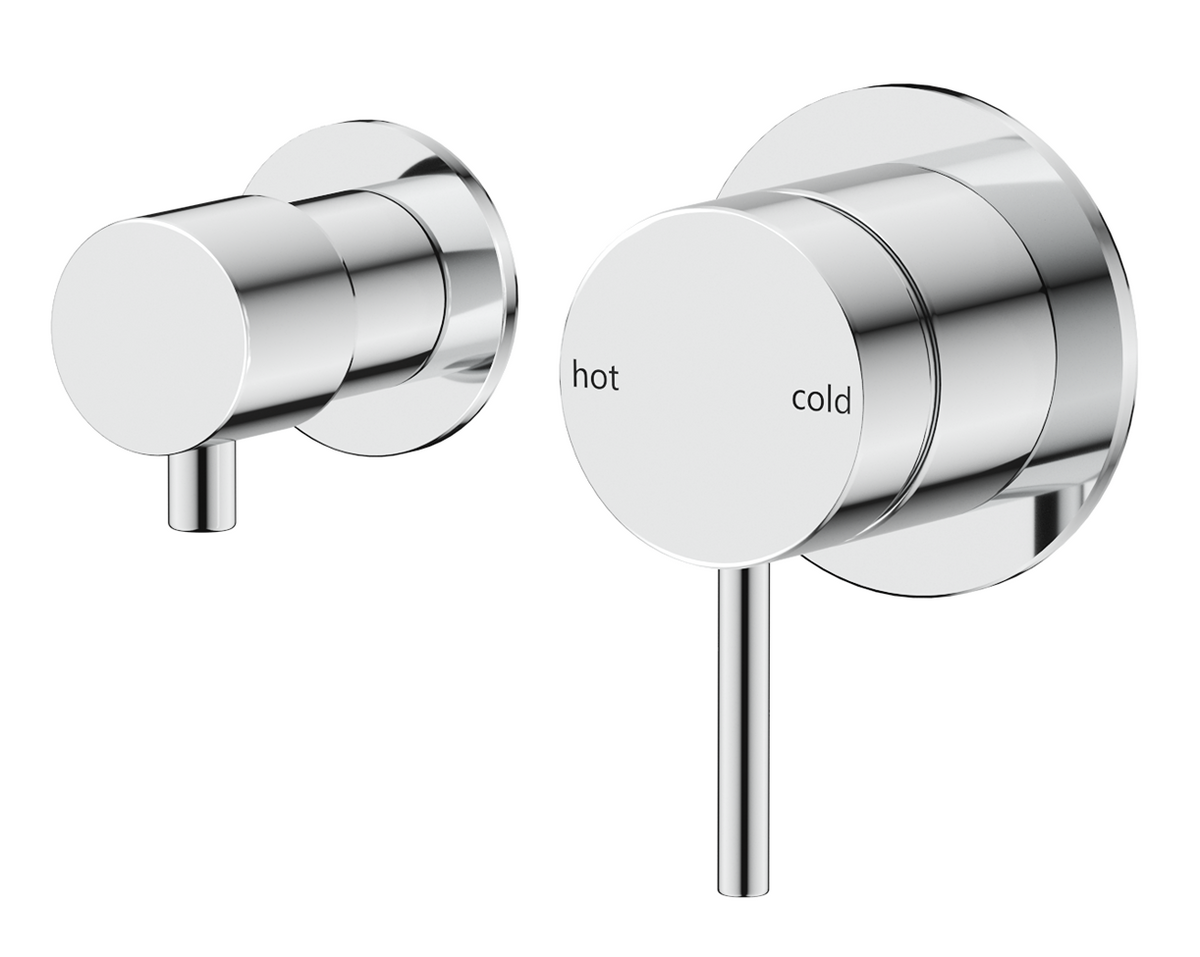 Mica Shower Mixer Diverter - Sideways - TRIM KIT ONLY Chrome