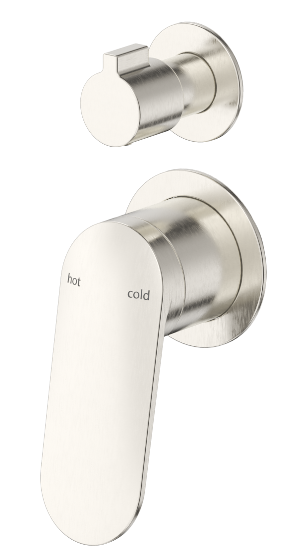 Lantra Shower Mixer Diverter - 2P - TRIM KIT ONLY Brushed Nickel