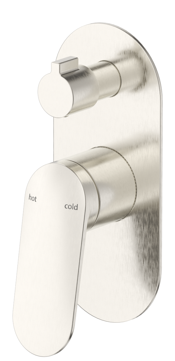 Lantra Shower Mixer Diverter - 1P - TRIM KIT ONLY Brushed Nickel