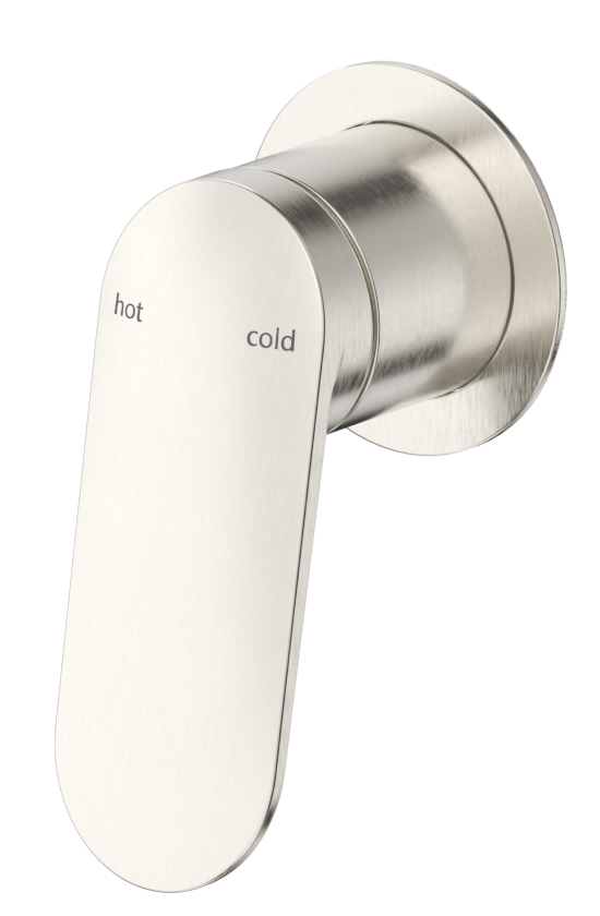 Lantra Shower Mixer - Round Plate - TRIM KIT ONLY Brushed Nickel