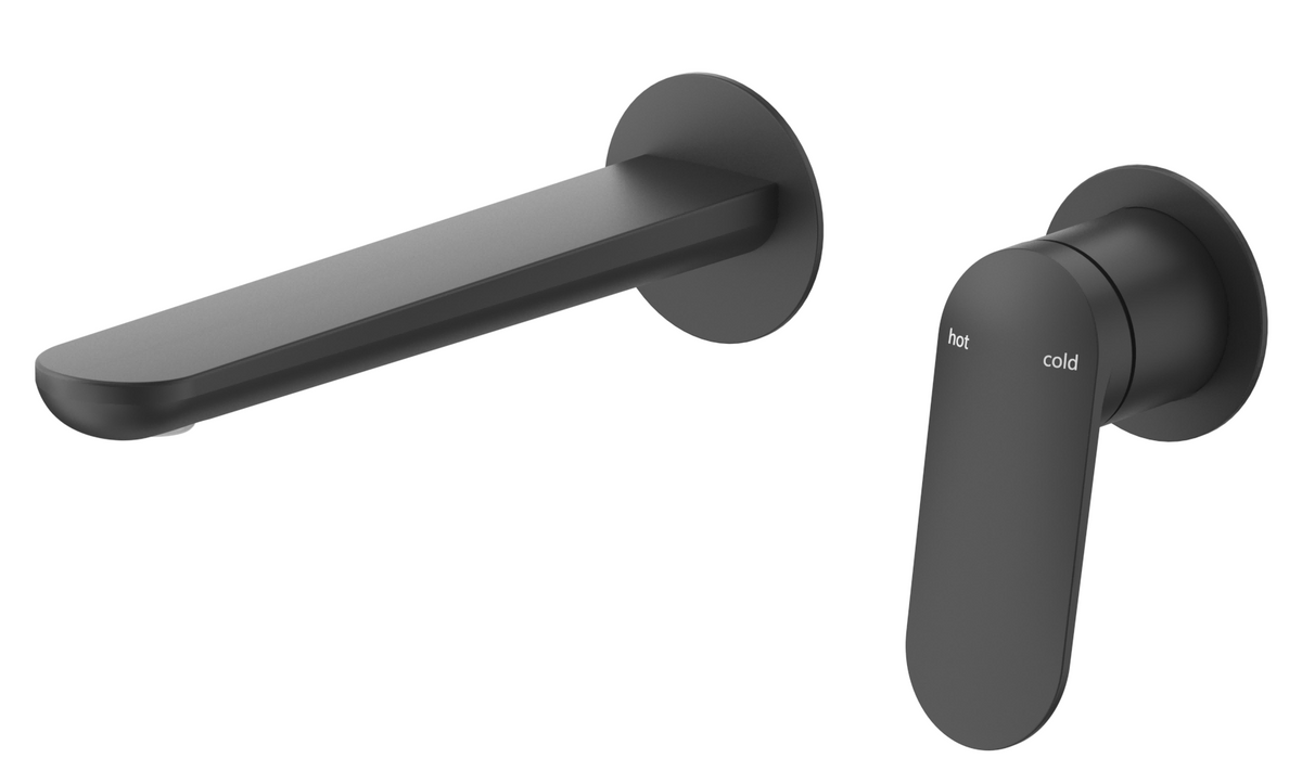 Lantra Wall-Spout Combo - 2P - TRIM KIT ONLY Black