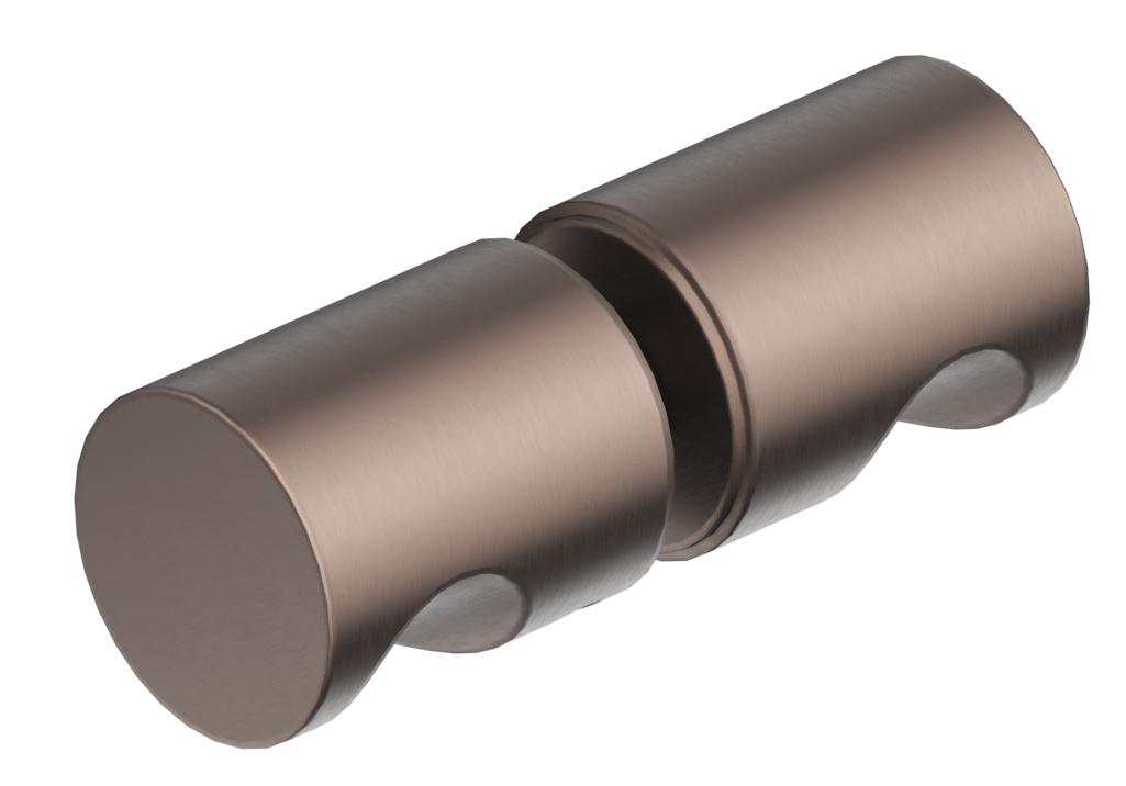 Shower Screen Handle Round Dusk Bronze