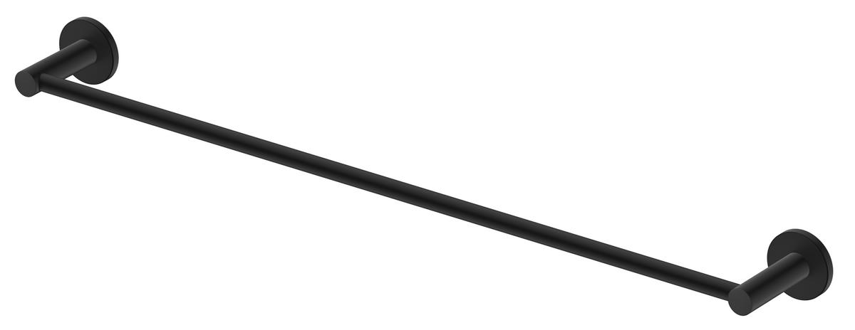 Mica Single Towel Rail Black