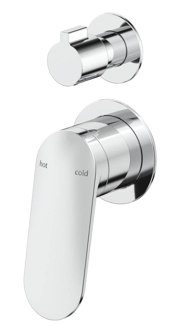 Lantra Shower Mixer Diverter - 2P - TRIM KIT ONLY Chrome
