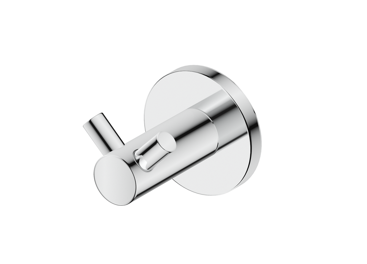 Mica Double Robe Hook Chrome