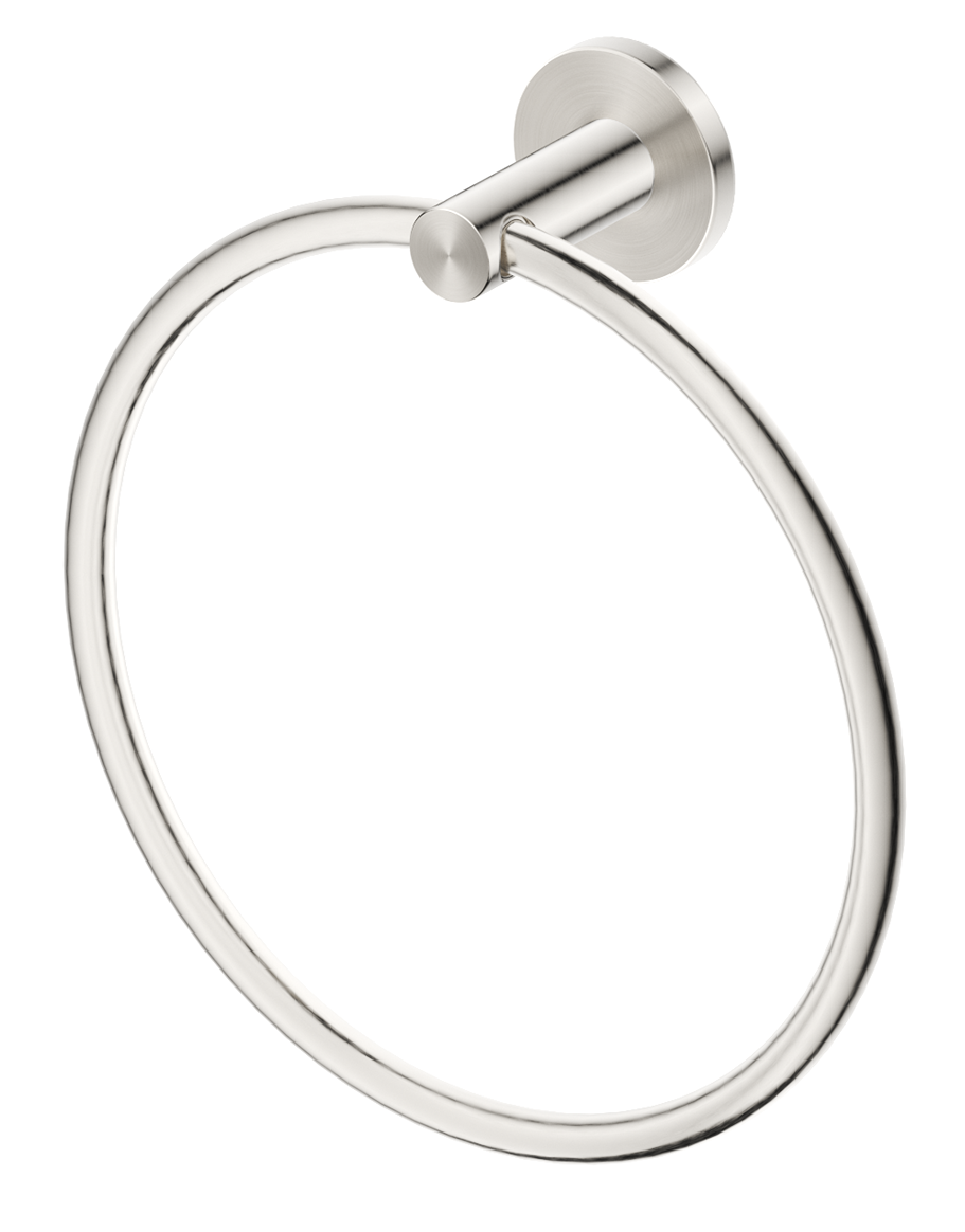 Mica Hand Towel Ring Brushed Nickel