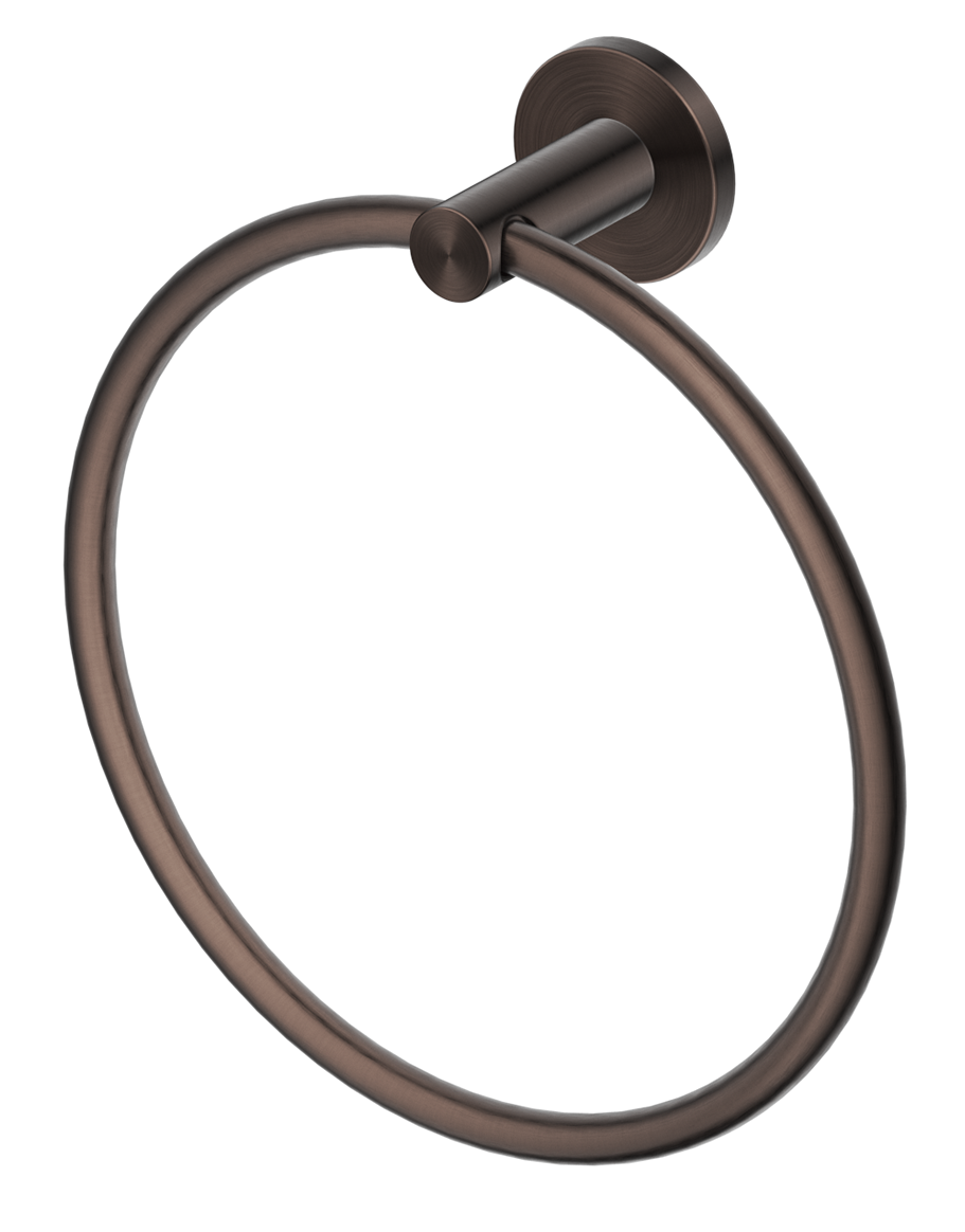 Mica Hand Towel Ring Dusk Bronze