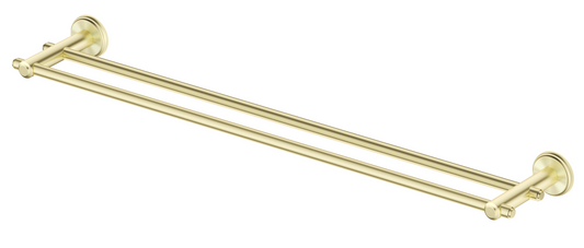 Mica Heritage Double Towel Rail French Gold