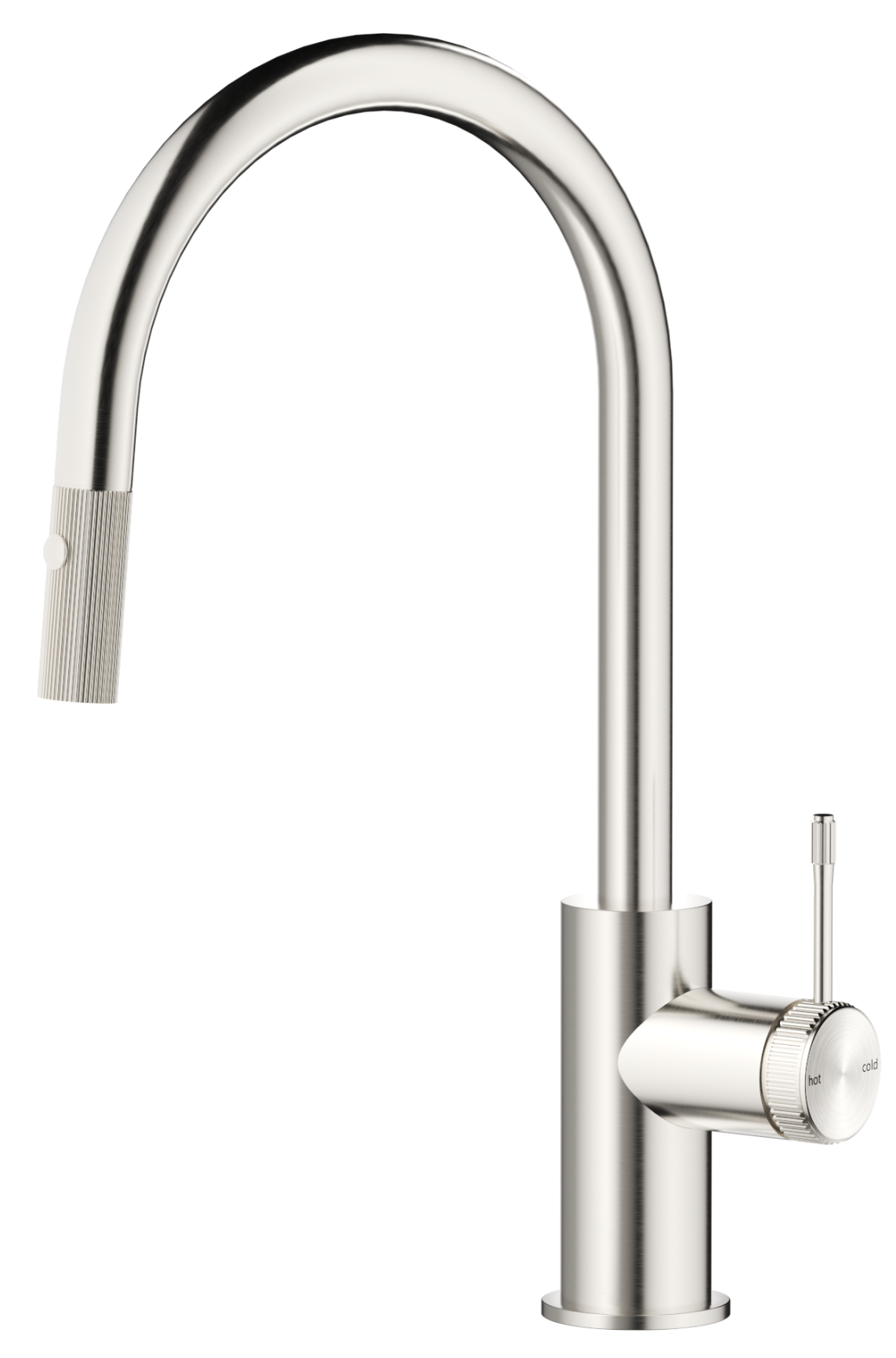 Mica Fluted Pull-Out Sink Mixer Brushed Nickel