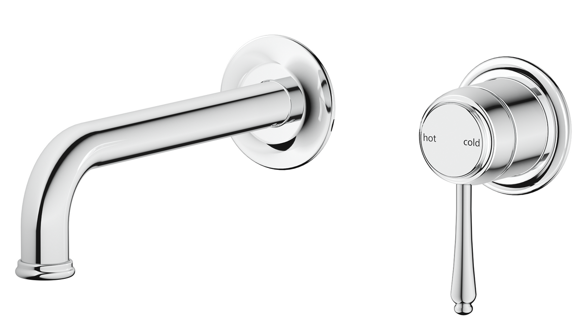 Mica Heritage Wall-Spout Combo - TRIM KIT ONLY Chrome