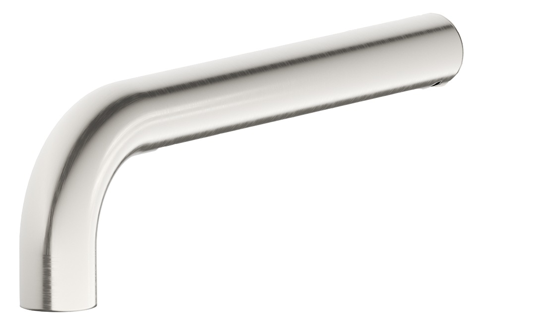 Mica Combo Mixer Curved Spout Upgrade - 150/240mm Brushed Nickel