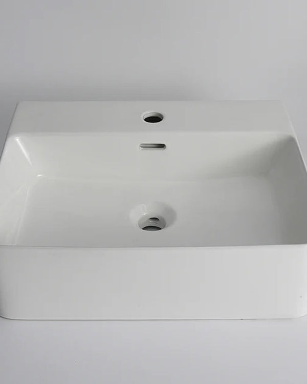 520*420*160mm Gloss White Wall Hung Basin