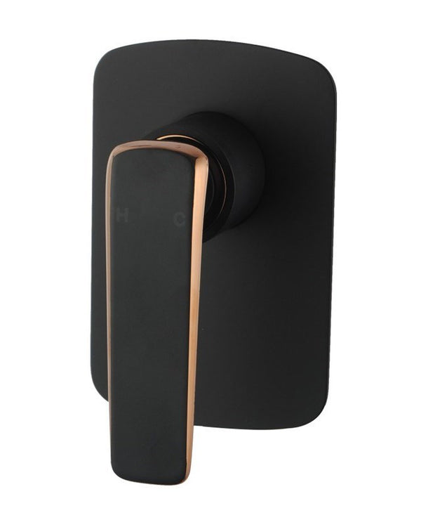 ESPERIA - Black & Rose Gold Wall Mixer